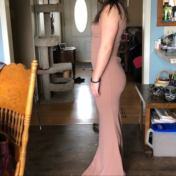 Dusty Rose Prom Dress - Picture 4 of 4